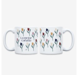 Kit Taza + Calcetines "La mejor cuñada" Fam Talla 36-41