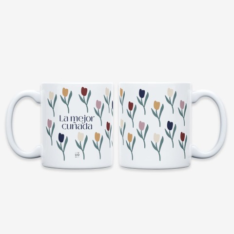 Kit Taza + Calcetines "La mejor cuñada" Fam Talla 36-41