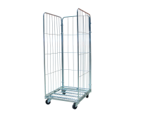 Roll conteneur 3 ridelles 720 x 800 x 1800 mm CU 400 kg
