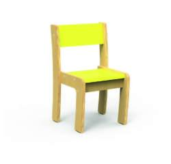 Chaise Fabiano Kids empilable en bois - Taille T1 - Ecole maternelle