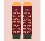 Calcetines "Se me cae la baba contigo" talla 36-41
