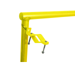 Portillon pour barrière de protection Zingué + peint jaune RAL 1018