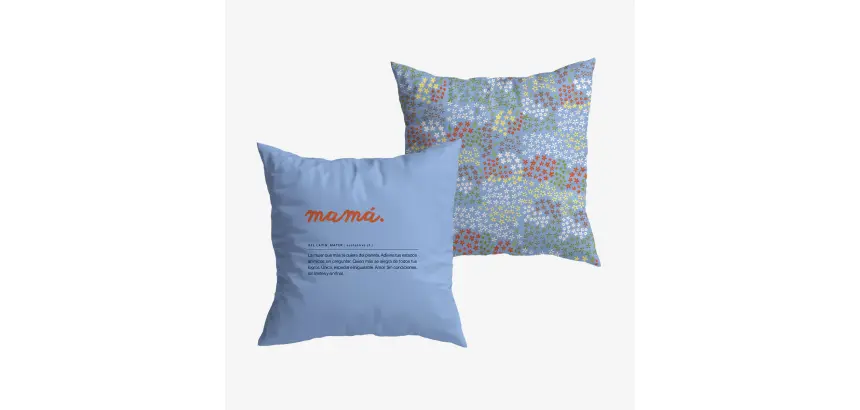Funda de cojín "Mamá" Spring