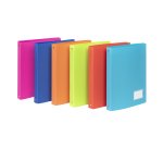 Classeur souple A4  - Dos de 3,5 cm - polypropylène  opaque grainé - FEEL EASY VIQUEL - coloris assortis  VIQUEL