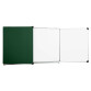 Tableau triptyque scolaire intérieur émaillé blanc - extérieur émaillé vert