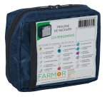 Trousse de secours Multirisques 2/4 personnes en tissu bleu