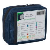Trousse de secours Multirisques 2/4 personnes en tissu bleu