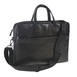 Lederen business tas met laptopvak 15'6"