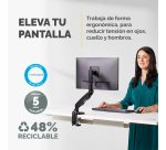 Brazo para monitor individual Eppa™ Negro Fellowes