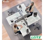 Bureau assis-debout électrique - compact 120 x 70cm - Blanc - Leitz Ergo