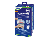 Boite de 20 sacs vomitoires avec tampon absorbant de 600 ml