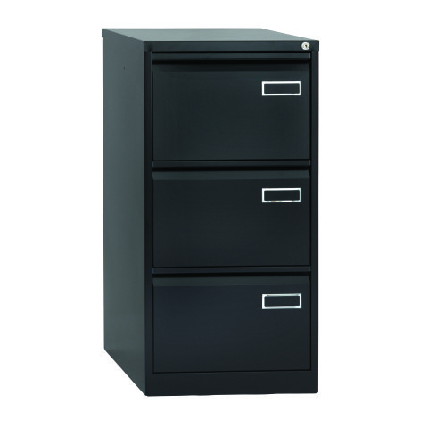 Archivador monoblock-montado PSF Bisley 3 cajones A4-folio 62cm - Negro - Negro
