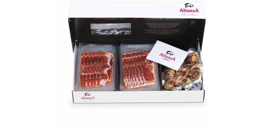 Estuche de Palettilla de cebo loncheada ibérica Etiqueta Verde