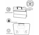 Funda Universal Camera Pro (9 - 10.4) Balloons Blue metal