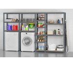 Rayonnage MODULO - Module 4 étagères - 16 plateaux