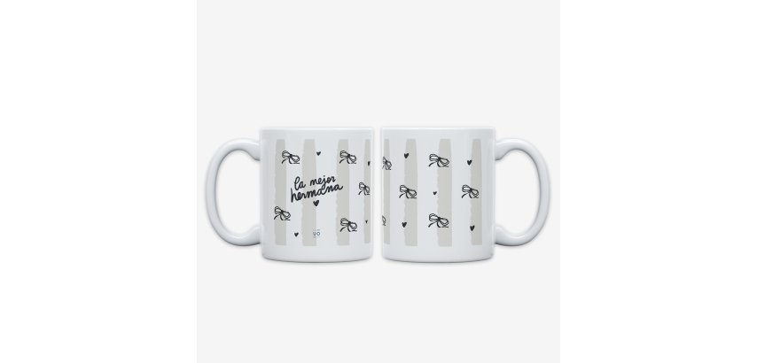 Taza "La mejor hermana" Fam