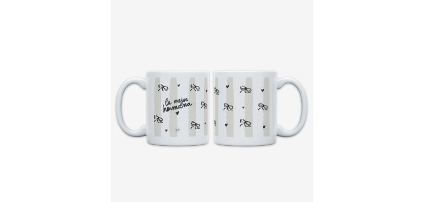Taza "La mejor hermana" Fam