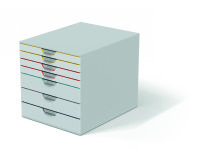Module de classement Durable Varicolor® Mix 7 tiroirs liseré de couleur