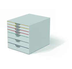 Module de classement Durable Varicolor® Mix 7 tiroirs liseré de couleur