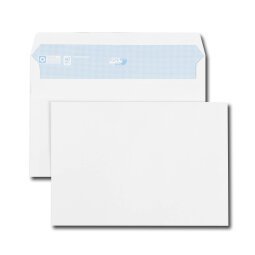 Enveloppe 162 x 229 GPV 90 g sans fenêtre blanche - Boîte de 500