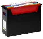 Boîte de 8 dossiers suspendus "Easycase" Rainbow Class - Viquel - 32,8 x 24  x 12 cm