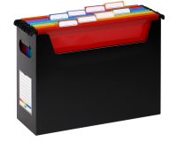Soporte para carpetas colgantes Viquel Rainbow Class - Negro