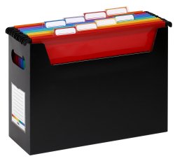 Soporte para carpetas colgantes Viquel Rainbow Class - Negro