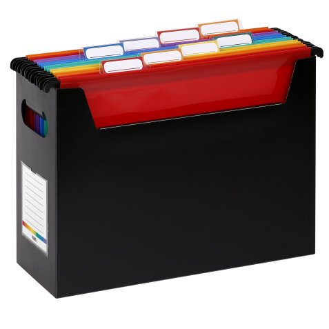 Opbergbox voor 8 hangmappen "Easycase" Rainbow Class - Viquel - 32,8 x 24  x 12 cm