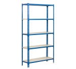 Estantería Simon Rack simonclick mini 5/400 azul/blanco 180x80x40