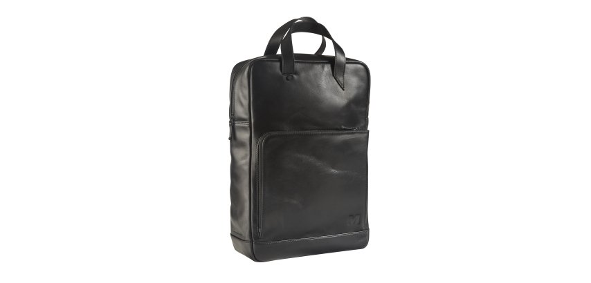 Lederen rugzak met laptopvak 15,6"