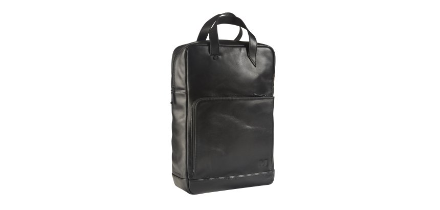 Lederen rugzak met laptopvak 15,6"