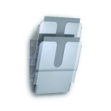 Trieur mural 2 cases Flexiplus Durable A4 portrait gris