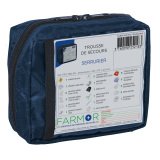Trousse de secours Serrurier individuelle en tissu bleu