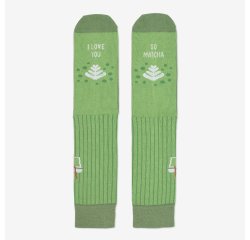 Calcetines "I love you so matcha" talla 42-46