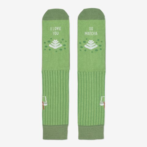Calcetines "I love you so matcha" talla 42-46