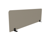 Ecran de séparation acoustique pour bureau Agathe Flexmute - avec fixations socle H 50 cm