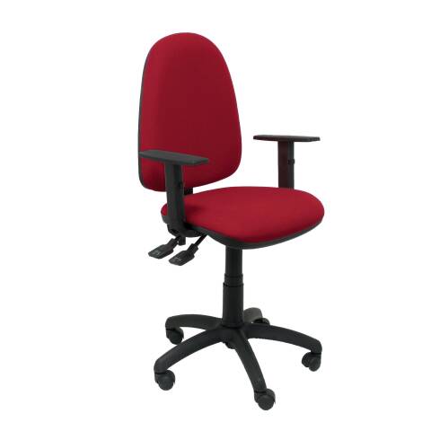 Silla Tribaldos con brazos regulables - Granate
