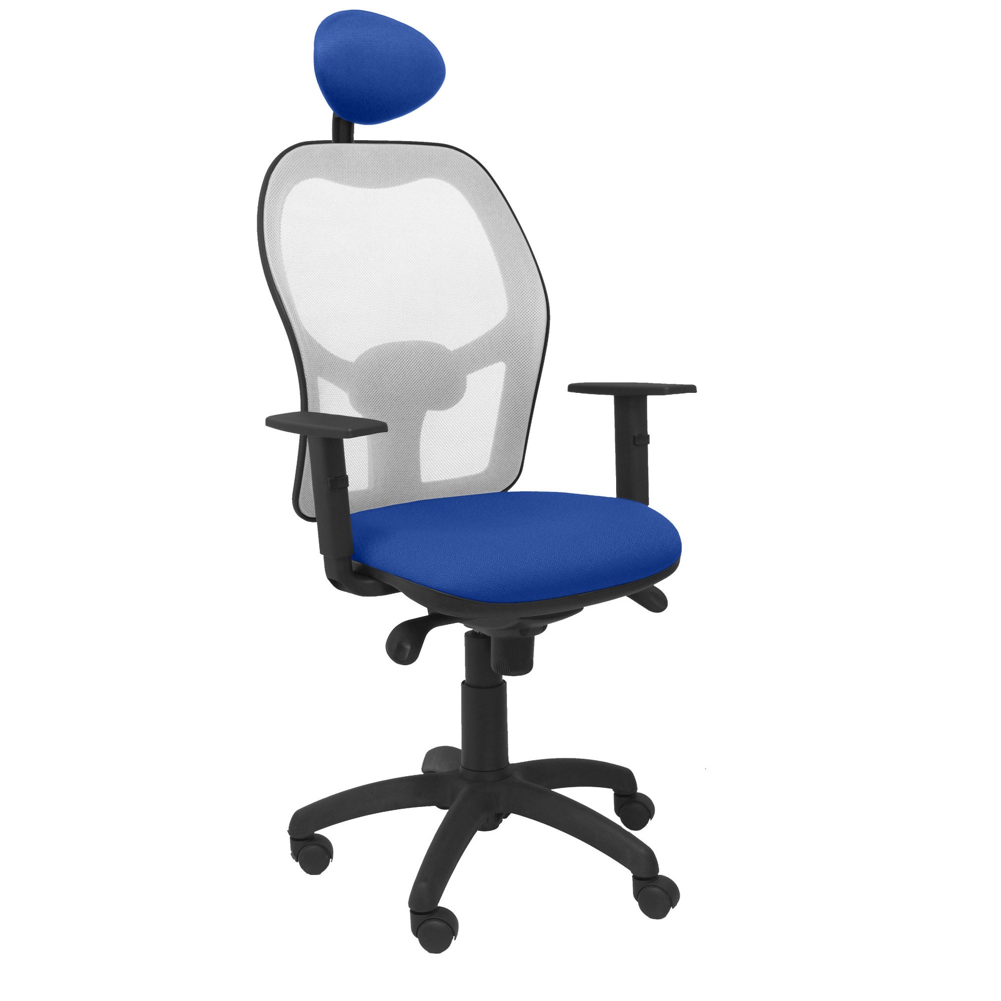 Chaise Jorquera avec maille grise appui-tête fixe et assise Bali