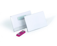 Porte-badge 54x90 mm avec aimant - Boîte de 25