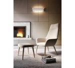 CITTA LOUNGE-Sessel mit Kopfstütze - 1 Sitzplatz