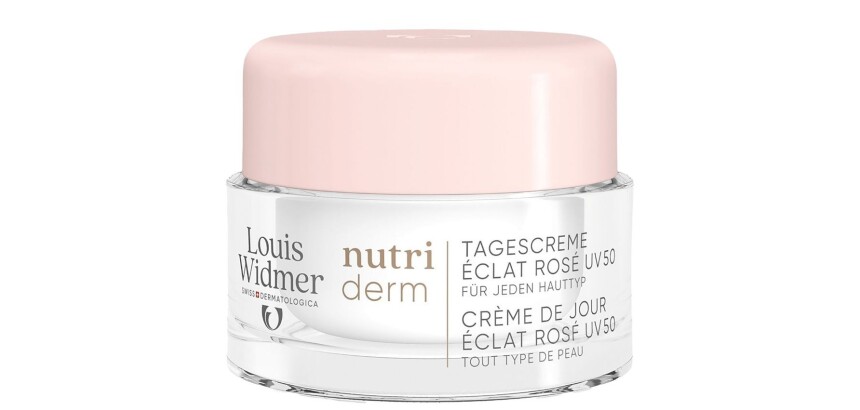 Widmer nutriderm Dagcrème Éclat Rosé UV 50 50 ml met parfum