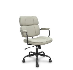 Fauteuil inclinable Opti518 en similicuir beige