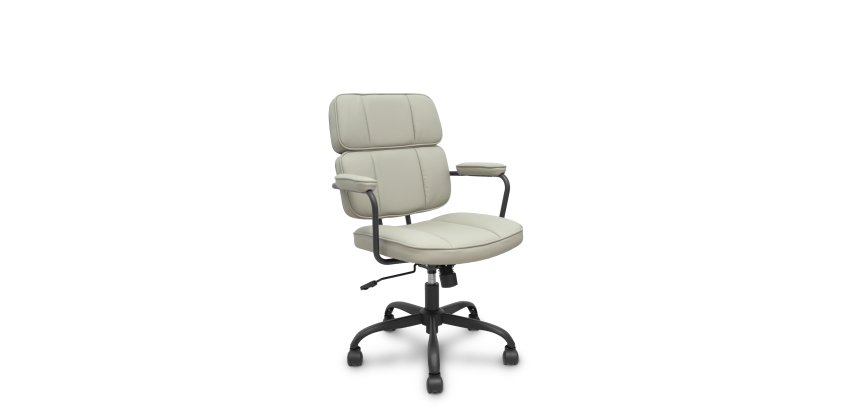 Fauteuil inclinable Opti518 en similicuir beige