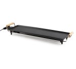 DOMO DO8312TP Plancha XL 'Family' - 70 cm - 1800 W - look boisé