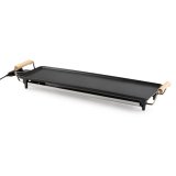DOMO DO8312TP Plancha XL 'Family' - 70 cm - 1800 W - look boisé