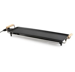 DOMO DO8312TP Plancha XL 'Family' - 70 cm - 1800 W - look boisé