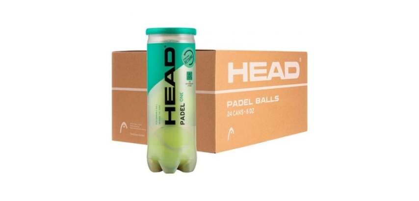 Cajón de bolas Head Padel One/ 24 packs de 3 unidades