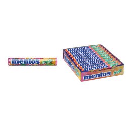 Caramelos Mentos Frutas - Estuche con 20 Unidades