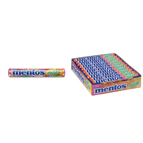 Caramelos Mentos Frutas - Estuche con 20 Unidades
