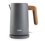DOMO Bouilloire 'Wood You' - 1,7 L - gris mat